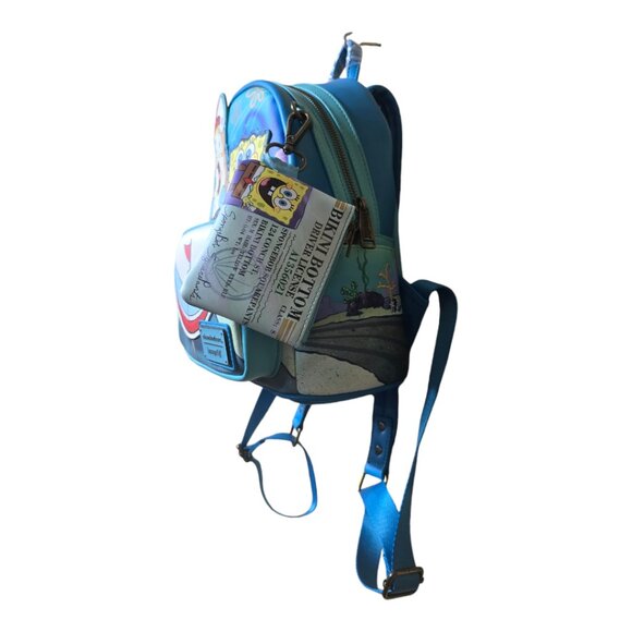 *NEW* Nickelodeon Loungefly Spongebod Squarepants Boat School Mini Backpack - Picture 4 of 6